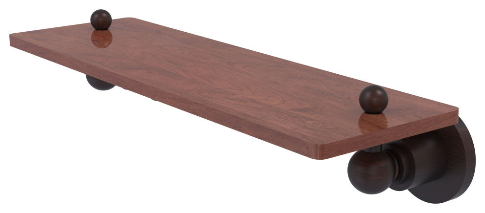 Astor Place 16" Solid Wood Shelf, Venetian Bronze