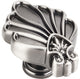Jeffrey Alexander 935BNBDL Montclair Cabinet Knob, Brushed Pewter