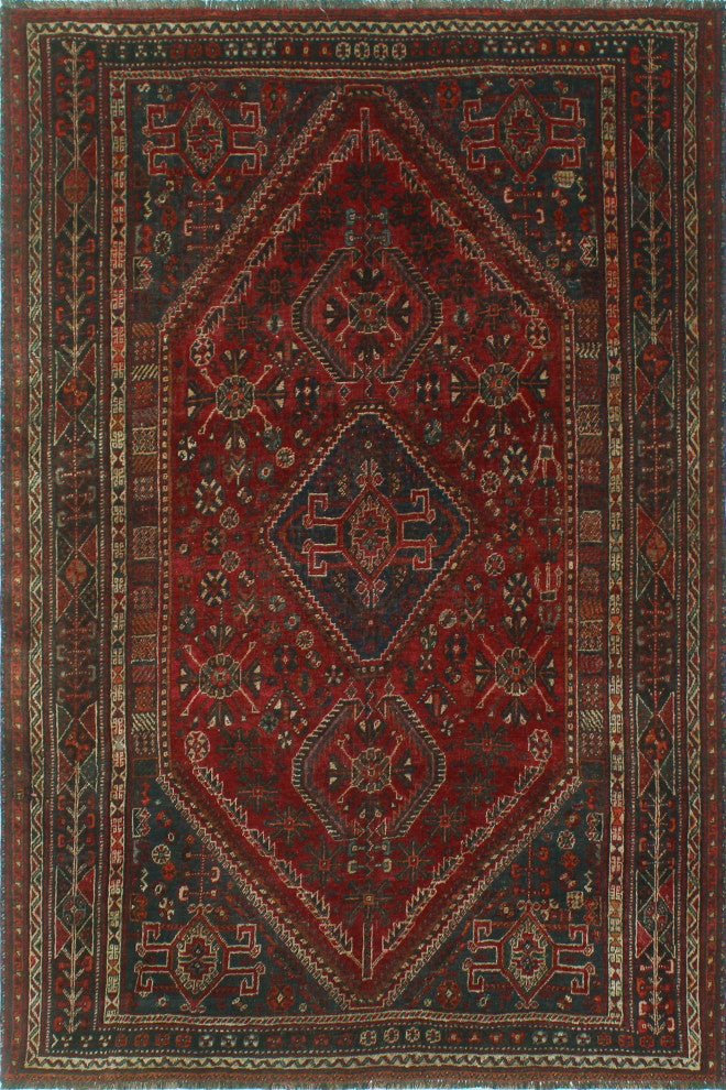 Semi-Antique Gracie Red Rug