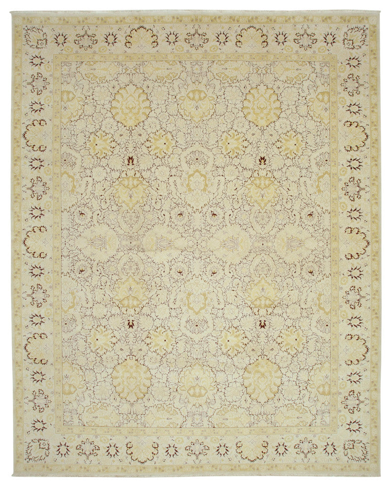 Rug N Carpet - Handwoven Oriental 11' 11" x 15' 0" Large Oushak Area Rug