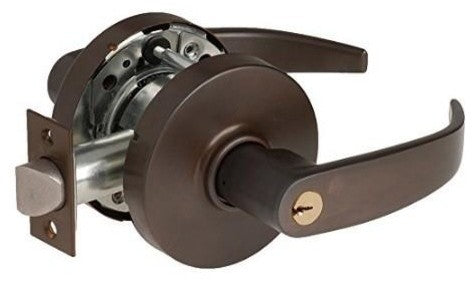 Pamex Pendleton Leverset, Oiled Rubbed Bronze, Half Dummy