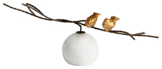 Gold Finches Sculpture