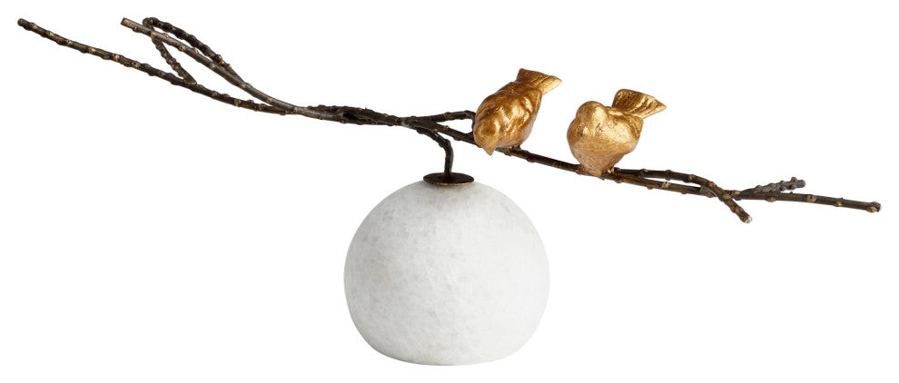 Gold Finches Sculpture