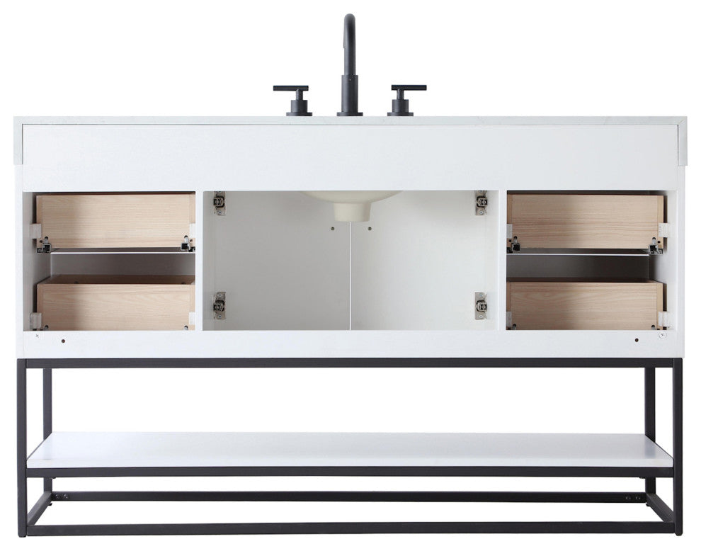 Elegant Lighting VF29254 Caroline 54" - Honey Brown