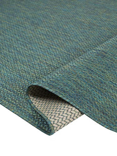 Outdoor Collection Accent Area Rug - Bacteria Resistant Rug, Dove, 5'3"x7'6"