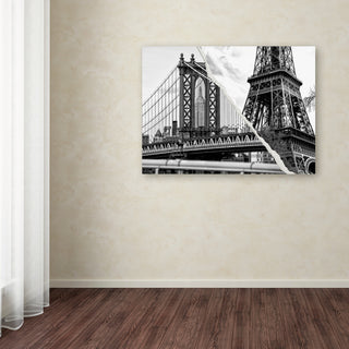 'The Tower and the Bridge' Canvas Art by Philippe Hugonnard
