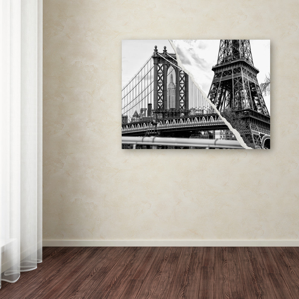 'The Tower and the Bridge' Canvas Art by Philippe Hugonnard