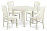 5-Piecekitchen Table Set For 4, Table And 4 Dining Chairs