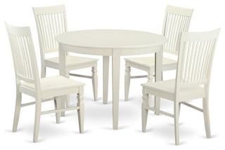 5-Piecekitchen Table Set For 4, Table And 4 Dining Chairs