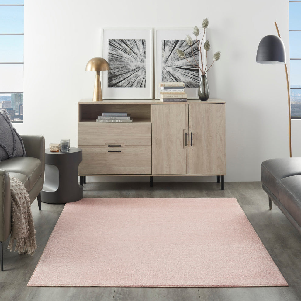Nourison Essentials 5' x 7' Pink Outdoor Area Rug