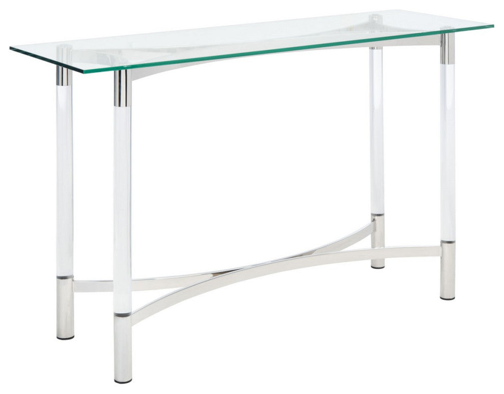 Safavieh Couture Letty Acrylic Console Table Silver