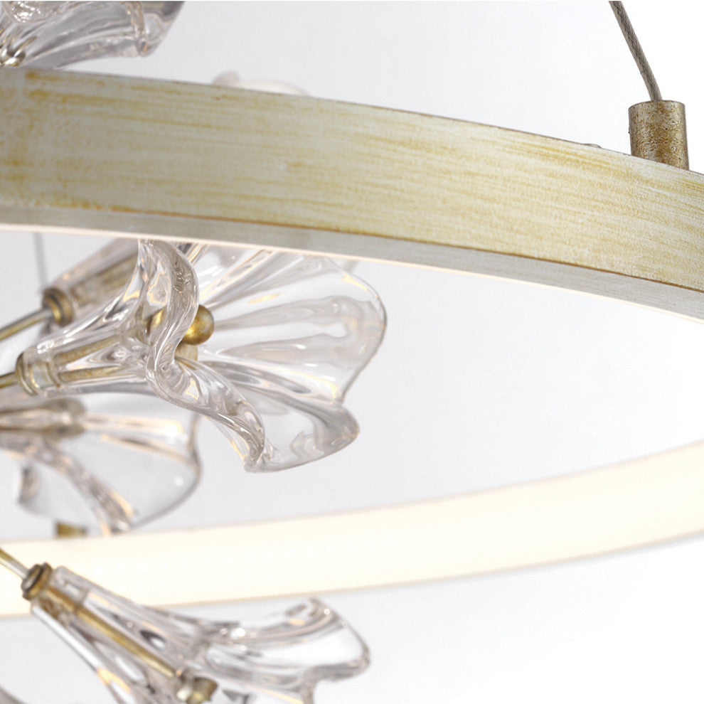 1 Light Botanical Chandelier