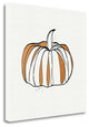 "Pumpkin" By Linda Woods, Giclee Print on Gallery Wrap Canvas, Ready to Hang