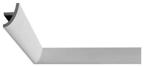 Plain Polyurethane Crown Moulding For Indirect Lighting, Flexible Moulding