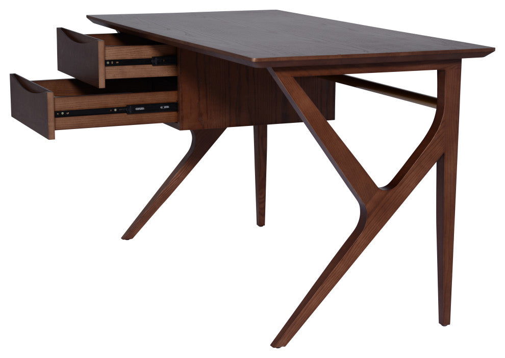 Karlo Desk in Walnut by Nuevo