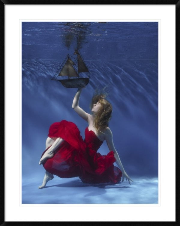 "Never Let Go" Framed Digital Print by Karen Jones, 32x40"