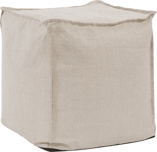 Howard Elliott Prairie Linen Square Pouf