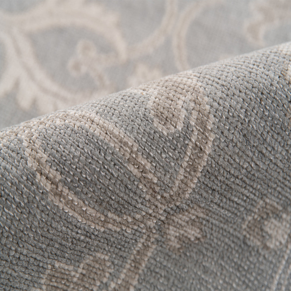 Empress Turley Area Rug, Gray, 2' x 3', Bordered