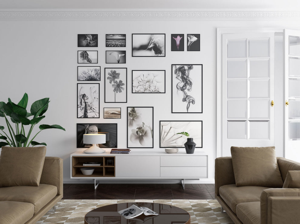 Crotone Media Cabinet White