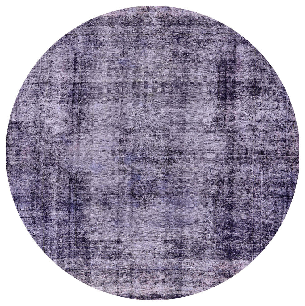 Ahgly Company Indoor Round Mid-Century Modern Area Rugs, 5' Round