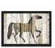 "Dark Horse" By Michael Mullan, Framed Painting Print, Ready To Hang