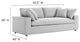 Commix Down Filled Overstuffed Sofa - Light Gray