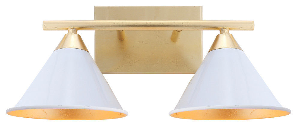 Yvette 1-light Metal Wall Sconce, 2-Light