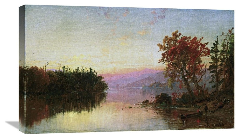 "Greenwood Lake at Twilight" Artwork, 30"x18"
