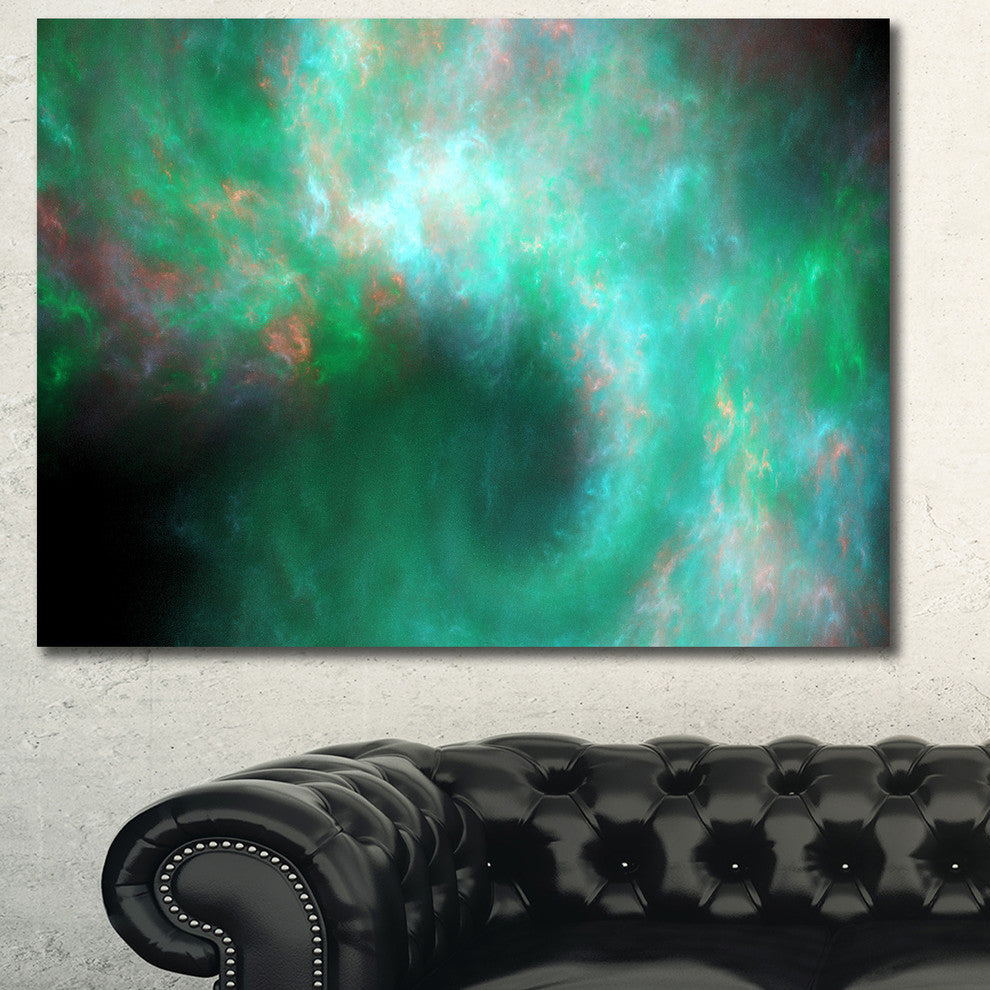 Perfect Clear Blue Starry Sky, Abstract Canvas Art Print, 60x40