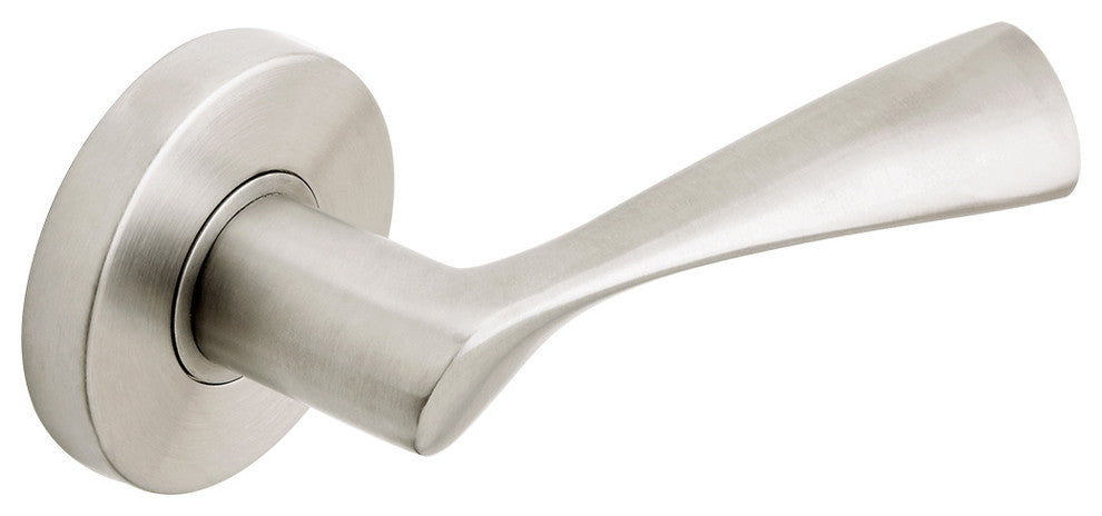 Breeze Lever, Tubular Passage, Satin Stainless Steel, 2-3/8" Backset