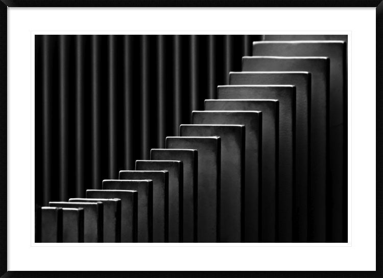 "Upward" Framed Digital Print by Hans-Wolfgang Hawerkamp, 44x32"