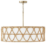 Capital Lighting Tulum 4-Light Pendant 347242MA Matte Brass