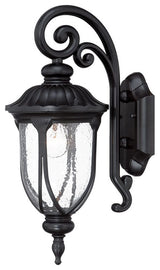 Laurens 1-Light Matte Black Wall Light