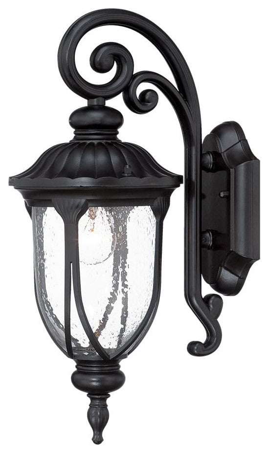 Laurens 1-Light Matte Black Wall Light