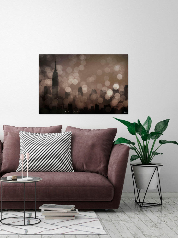 "NY Sleeping" Fine Art Canvas Print, 60"x40"