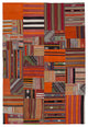 Rug N Carpet - Handmade Anatolian 6' 8'' x 9' 10'' Unique Patchwork Kilim Rug