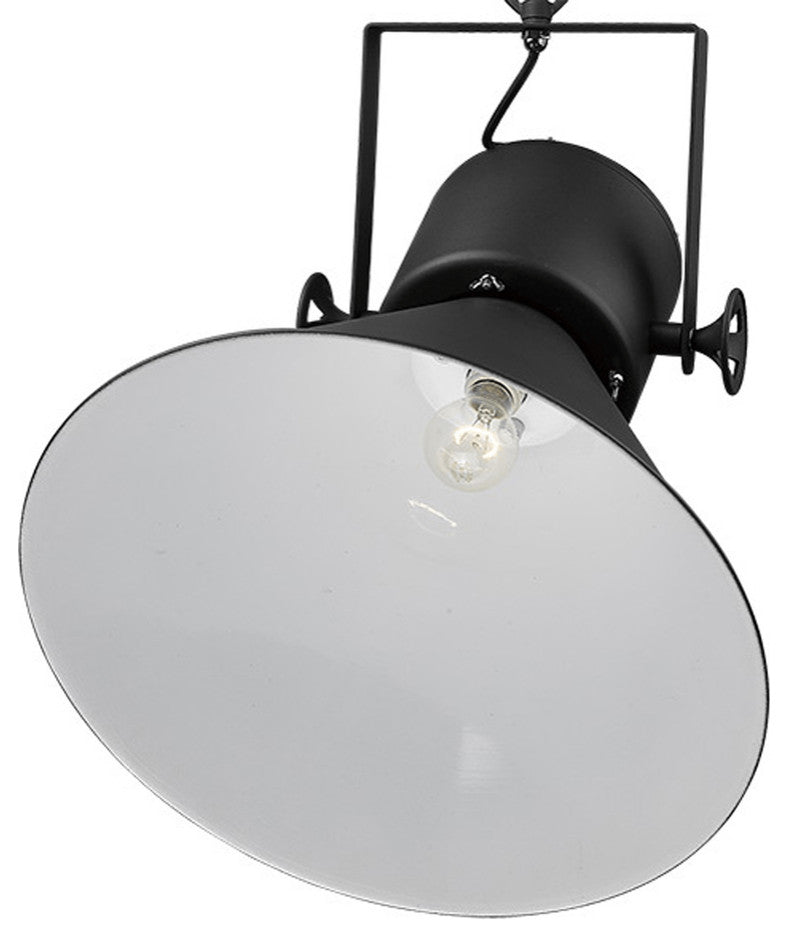 Crew 1-Light Matte Black Pendant