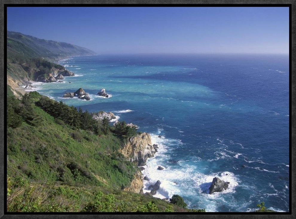 "Big Sur coast from near Grimes Point, California"  by Tim Fitzharris, 17x13"