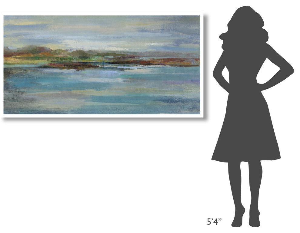 "Northern Shore" Digital Paper Print by Silvia Vassileva, 62"x32"