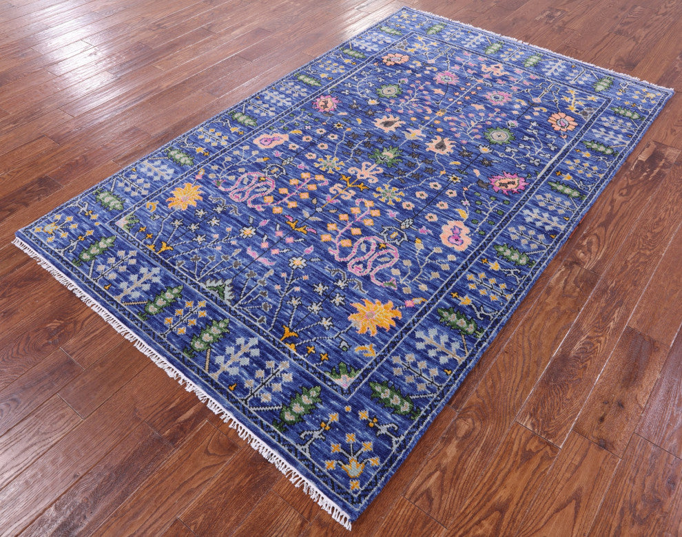 5' 0" X 8' 0" Turkish Oushak Handmade Wool Rug - Q15878