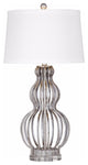 Silver Leaf Metal Sophie Table Lamp