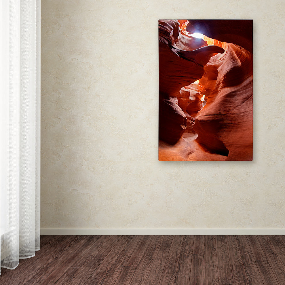 Mike Jones Photo ''Secret Canyon Fisheye'' Canvas Art, 30x47