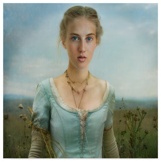 Svetlana Melik Nubarova 'Meadow Portrait' Canvas Art, 24"x24"