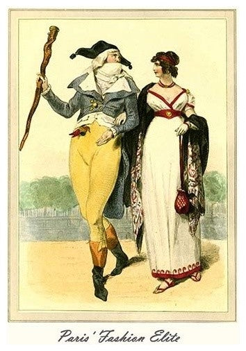 Paris' Fashion Elite- Canvas Poster 20" x 30"