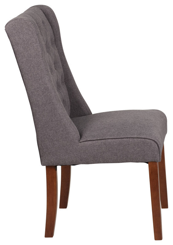 Olivia Gray Fabric Tufted Parsons Chair