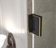 Nautis Completely Frameless Hinged Shower Door, Oil Rubbed Bronze, 42"x72"