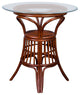 Universal 42' Round Tempered Bevel Edge Glass Counter Table, Sienna