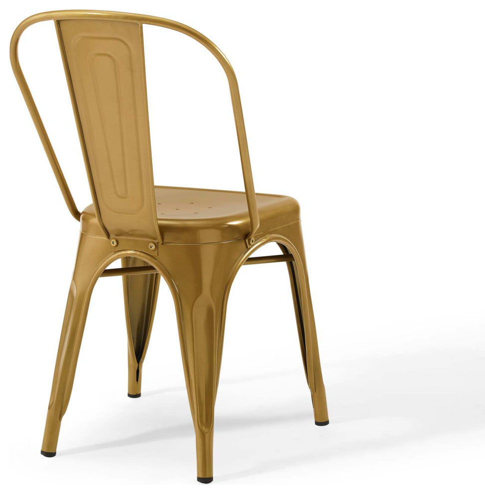 Promenade Bistro Dining Side Chair Set of 2 EEI-3859-GLD