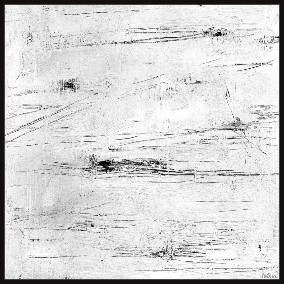 "Young Generation" Floater Framed Painting Print on Canvas, 32x32