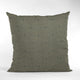 Slate Grey Kona Embroidery Luxury Throw Pillow, Double sided 22"x22"